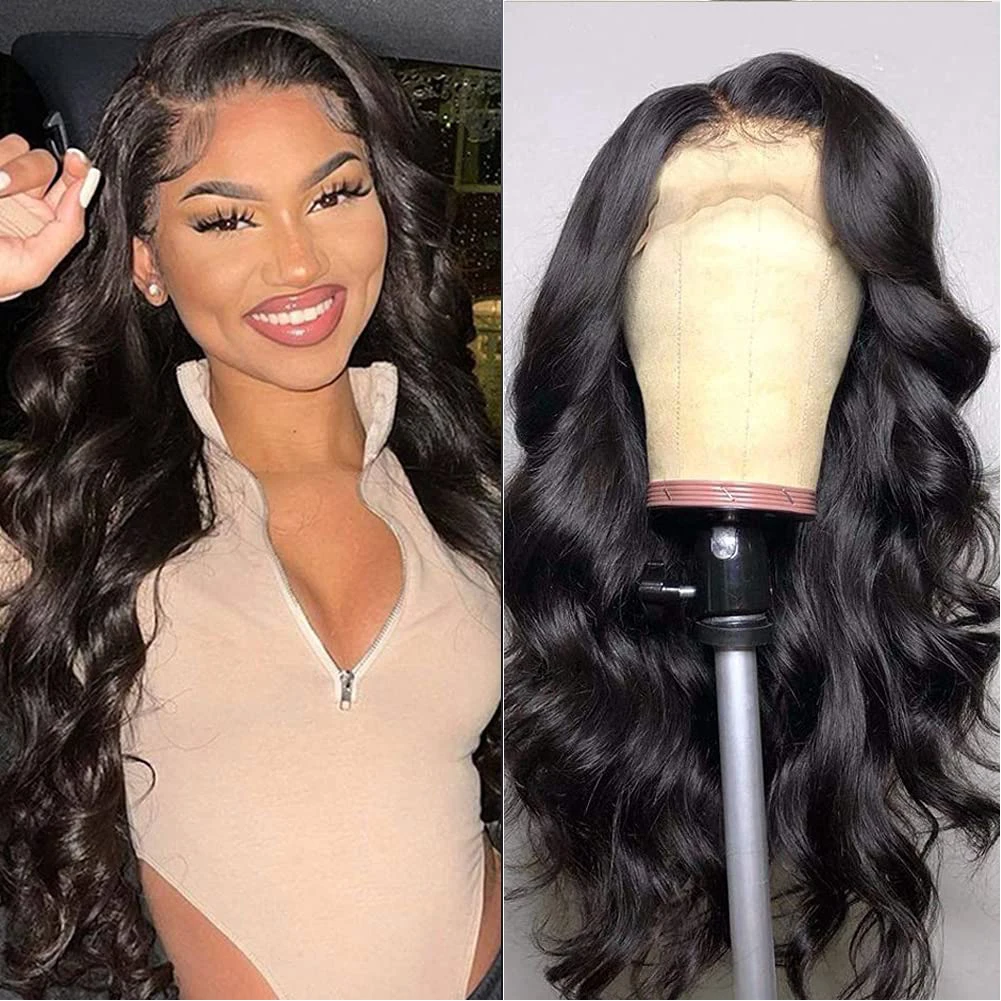 

Парик AIMEYA с натуральными волнистыми волосами 13X4, парик из натуральных человеческих волос, парик без клея для женщин