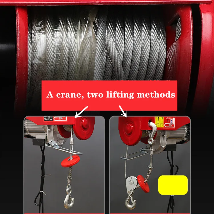 500KG to 1000KG  20m Electric Hoist Winch Lifting Engine Crane