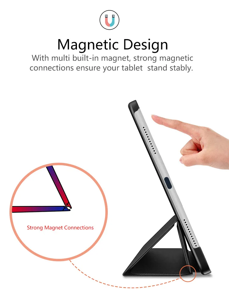 Чехол из ПУ кожи для samsung Galaxy Tab S5E T720 T725 10,5, роскошный защитный чехол для SM-T720 SM-T725+ подарки