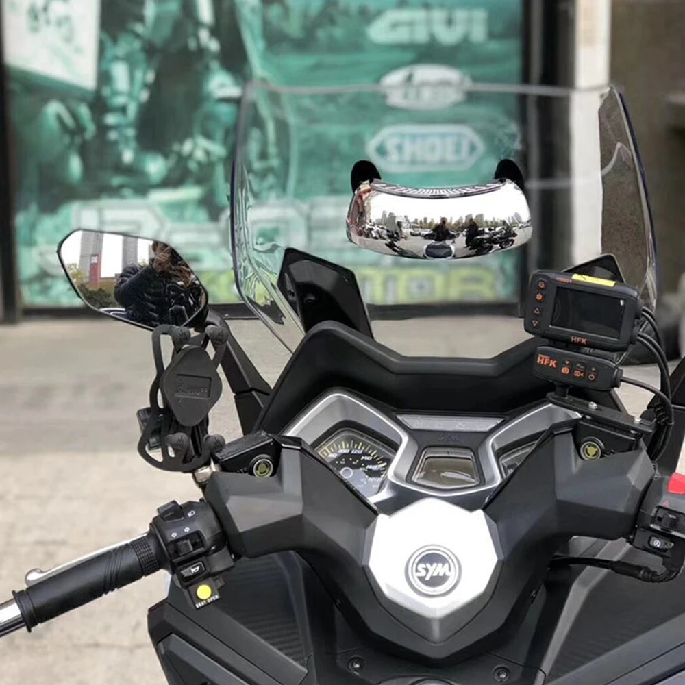 Универсальные мотоциклетные зеркала заднего вида на лобовое стекло 180