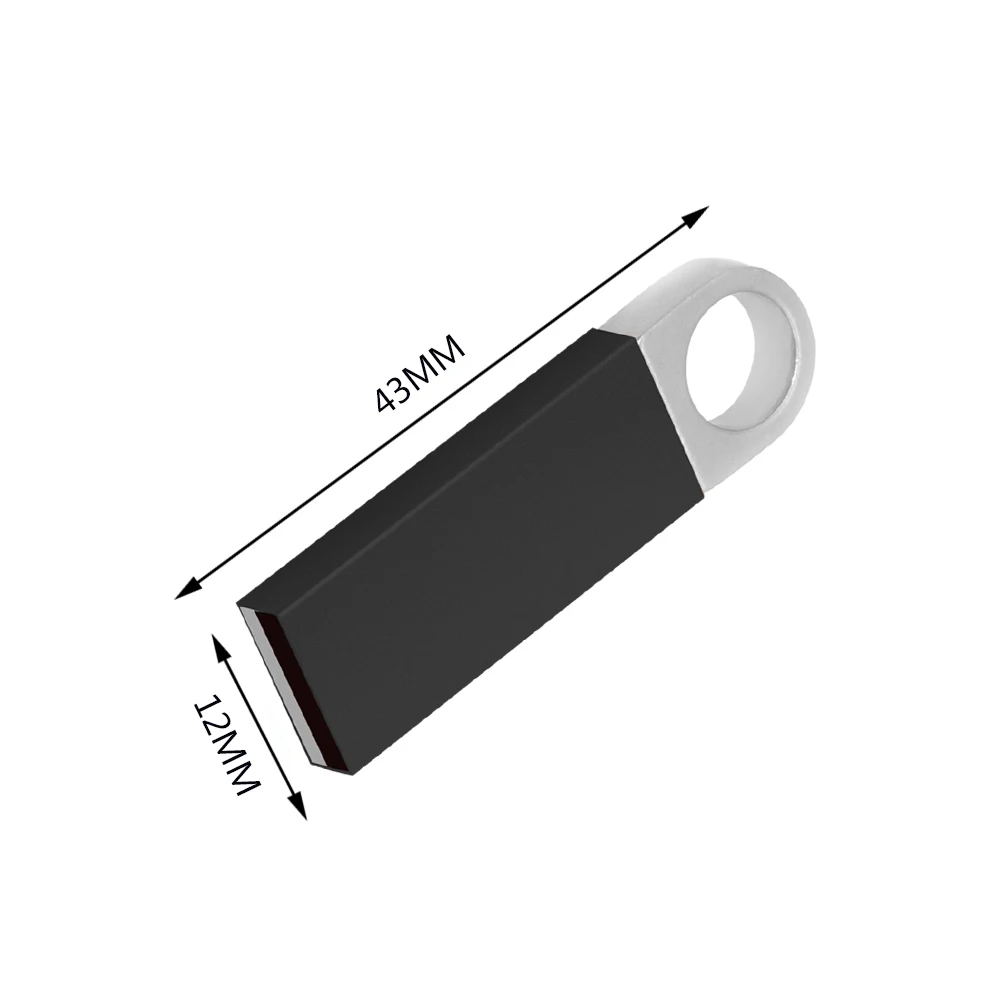 

bulk 20pcs Free logo USB 2.0 Metal Flash Drive 64GB 32GB Flash Disk USB Memory Stick Cle USB 16GB 128GB Real capacity For gift