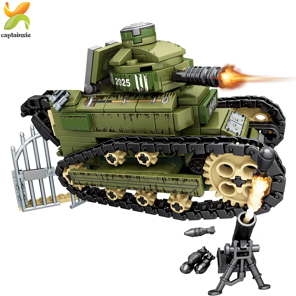 368 шт. Детский конструктор Renault FT17 | Игрушки и хобби