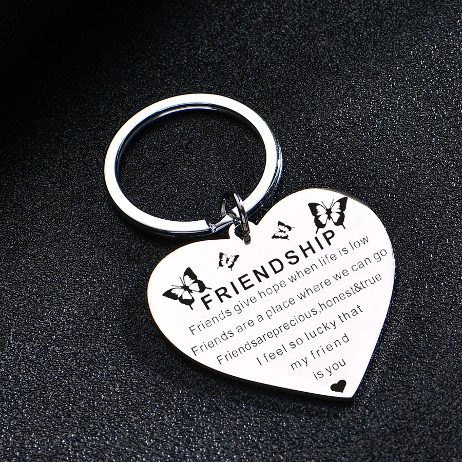 Женский брелок из нержавеющей стали с бабочкой|Брелоки| |