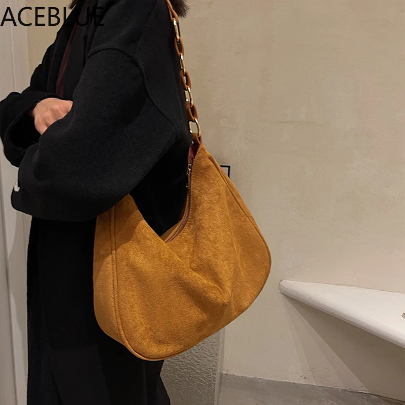 Роскошная дизайнерская женская сумка большой вместимости в стиле ретро на осень