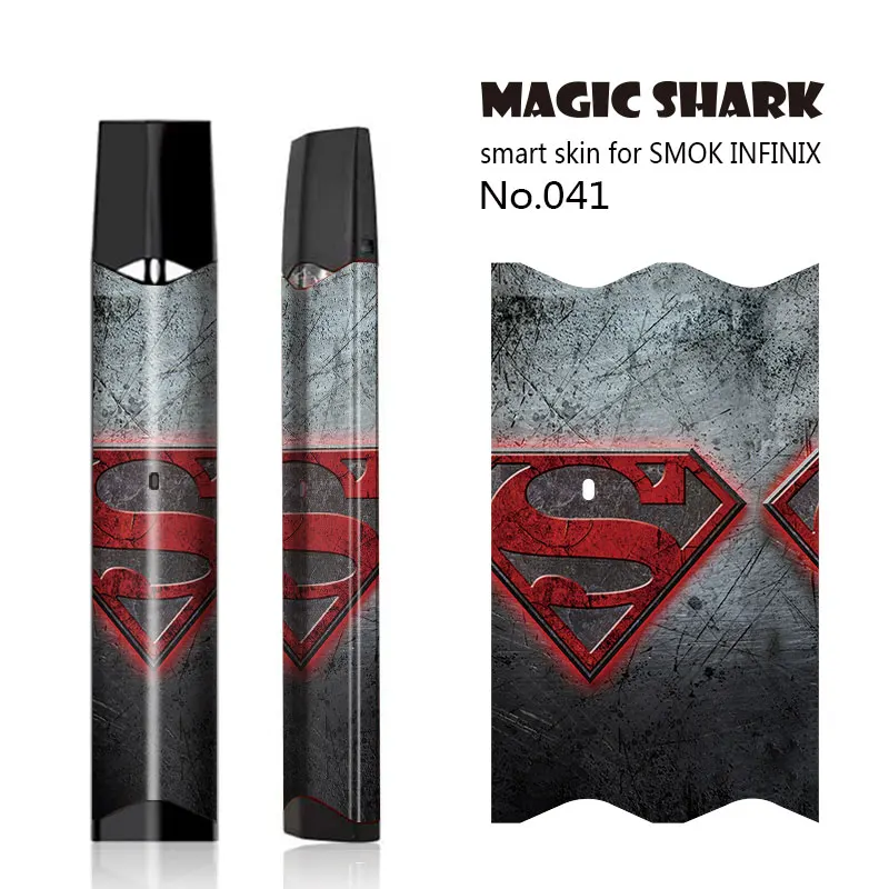 Волшебная Акула Marvel Мстители Бэтмен Железный человек Человек-паук Тор Халк вейп