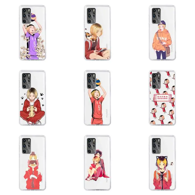 

Kenma Kozume of Haikyuu!! Phone Case For Huawei P40 P30 P20 Mate Honor 10i 30 20 i 10 40 8x 9x Pro Lite Transparent Cover
