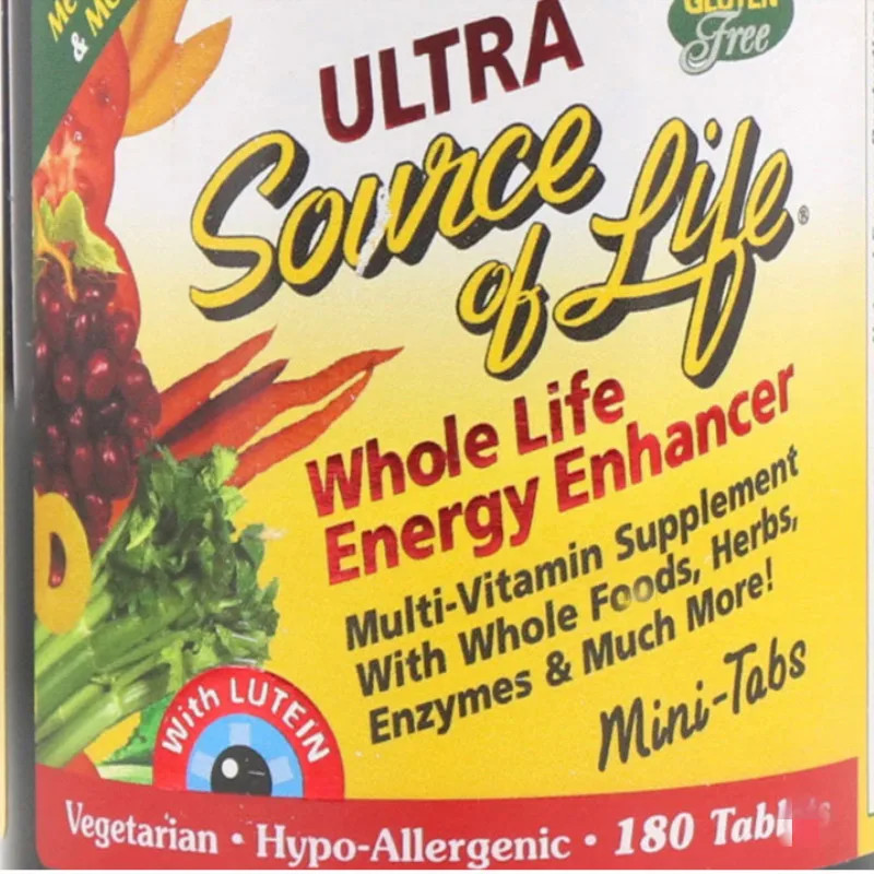 

Ultra Source of Life, Whole Life Energy Enhancer, 180 Tabs