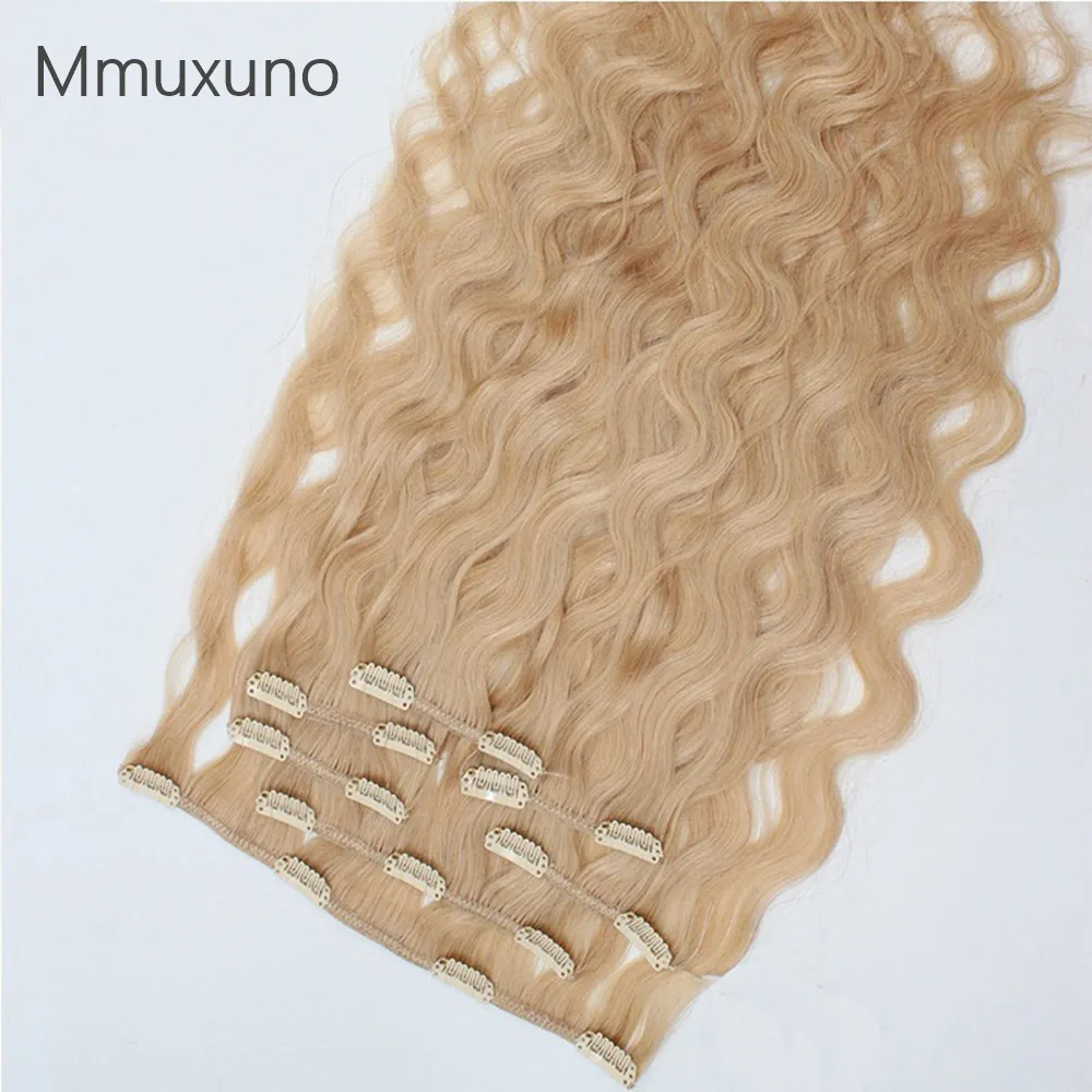 

Natural water ripple pattern of human hair clip
