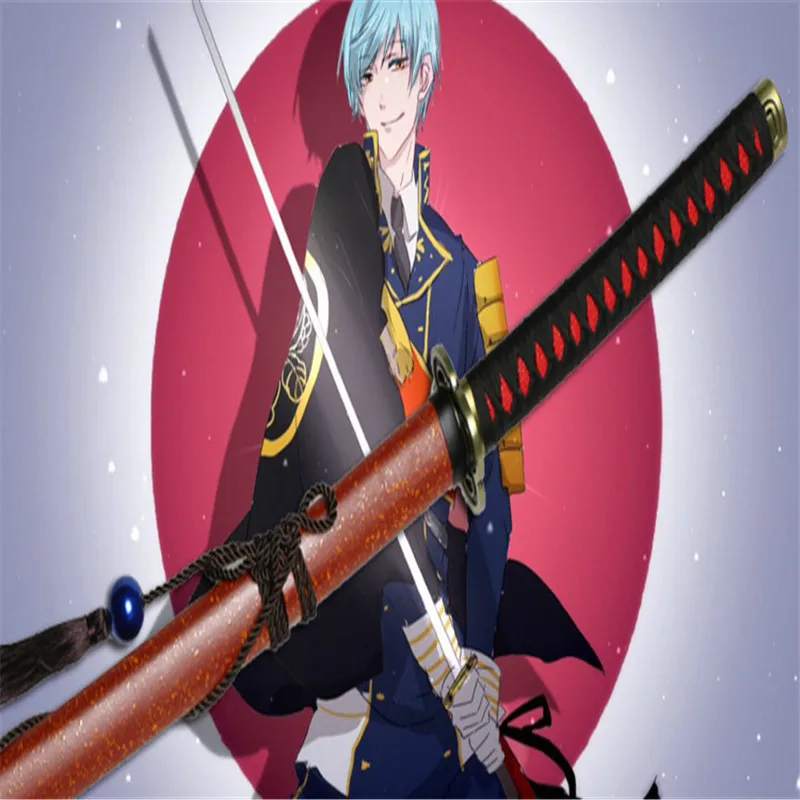 104 см Косплей-игра Touken Ranbu Ichigo Hitofuri Wood Katana Prop Sword ролевая игра превосходная модель