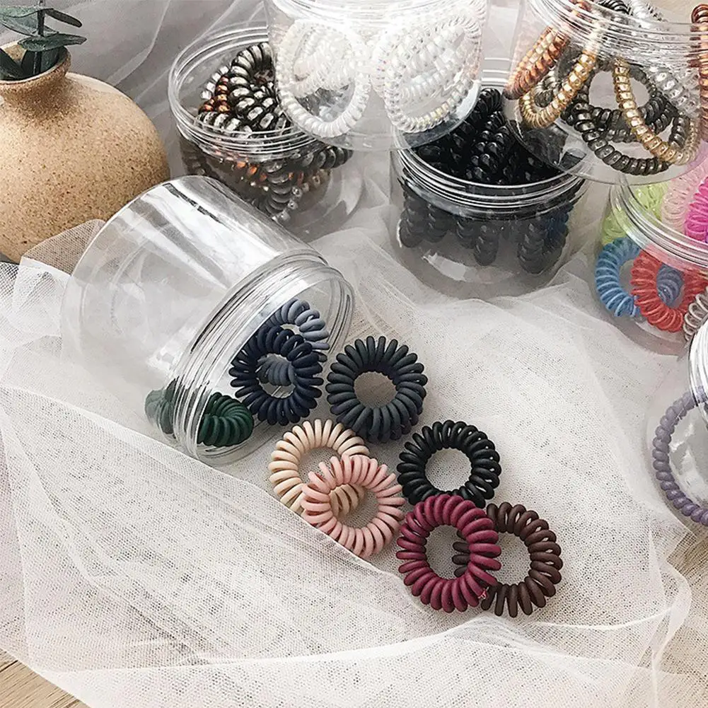 10 шт. женские резинки для волос без телефонных звонков| |