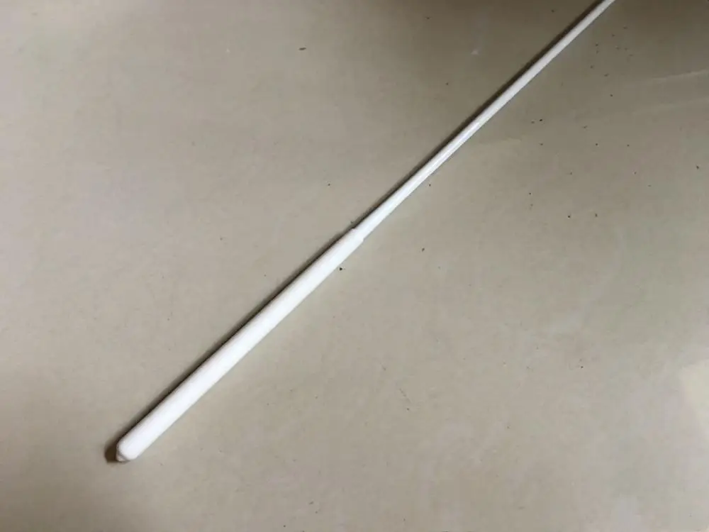 White Handle Очень толстая лента для танцев, палочка, палочка из стекловолокна, для детей и взрослых, Размеры: черный, красный, 49 см, 60 см, стандартный размер - Цвет: White Handle