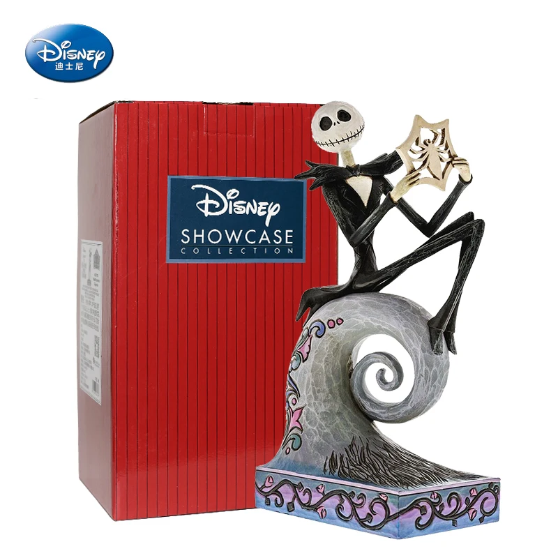 

Disney The Nightmare Before Christmas Jack Anime Figure Singing Skeleton Hand-Made Resin Model Toys Children Gifts In Stock
