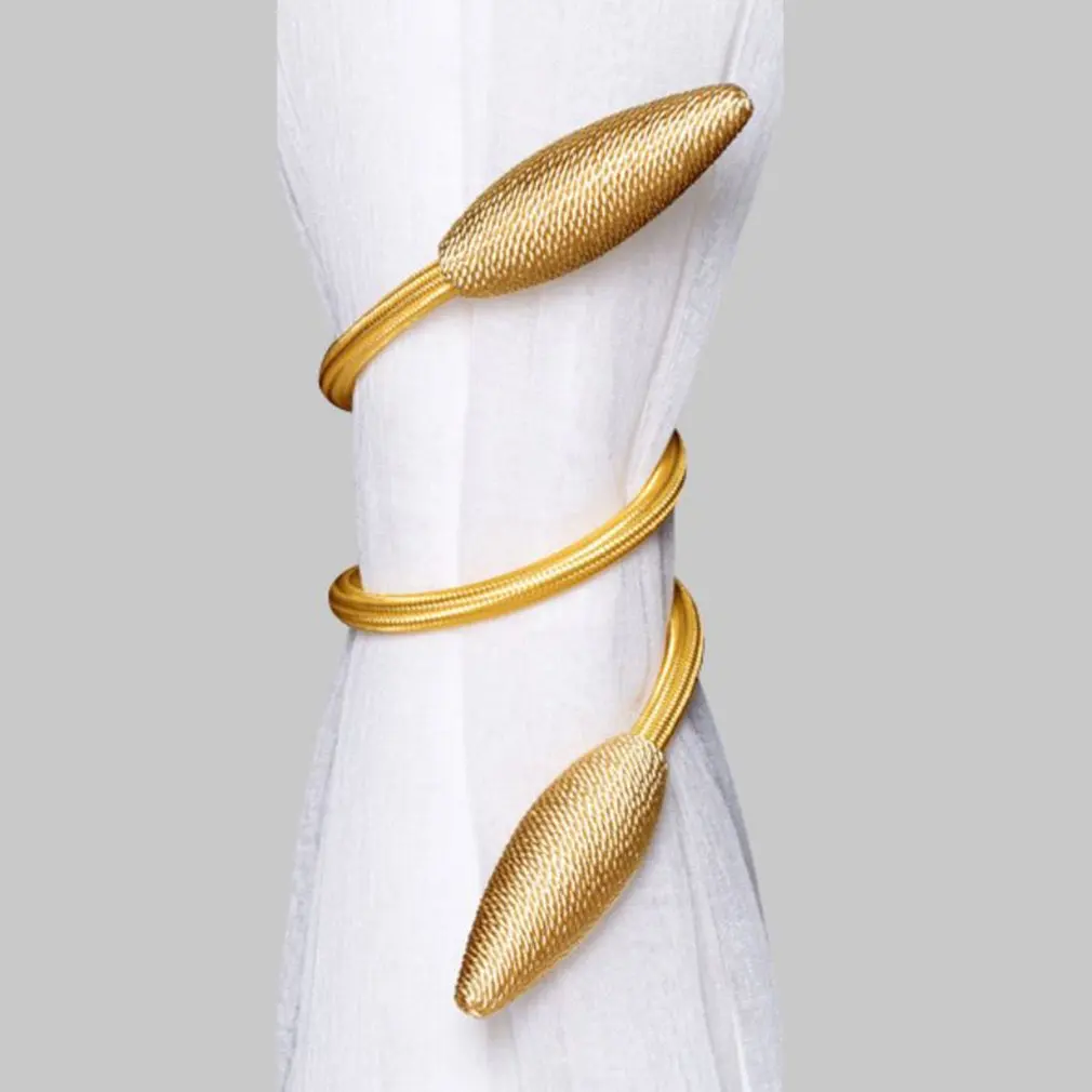 

Arbitrary Shape Strong Curtain Tiebacks Alloy Hanging Belts Ropes Curtain Holdback Curtain Rods Accessoires Curtain Ring