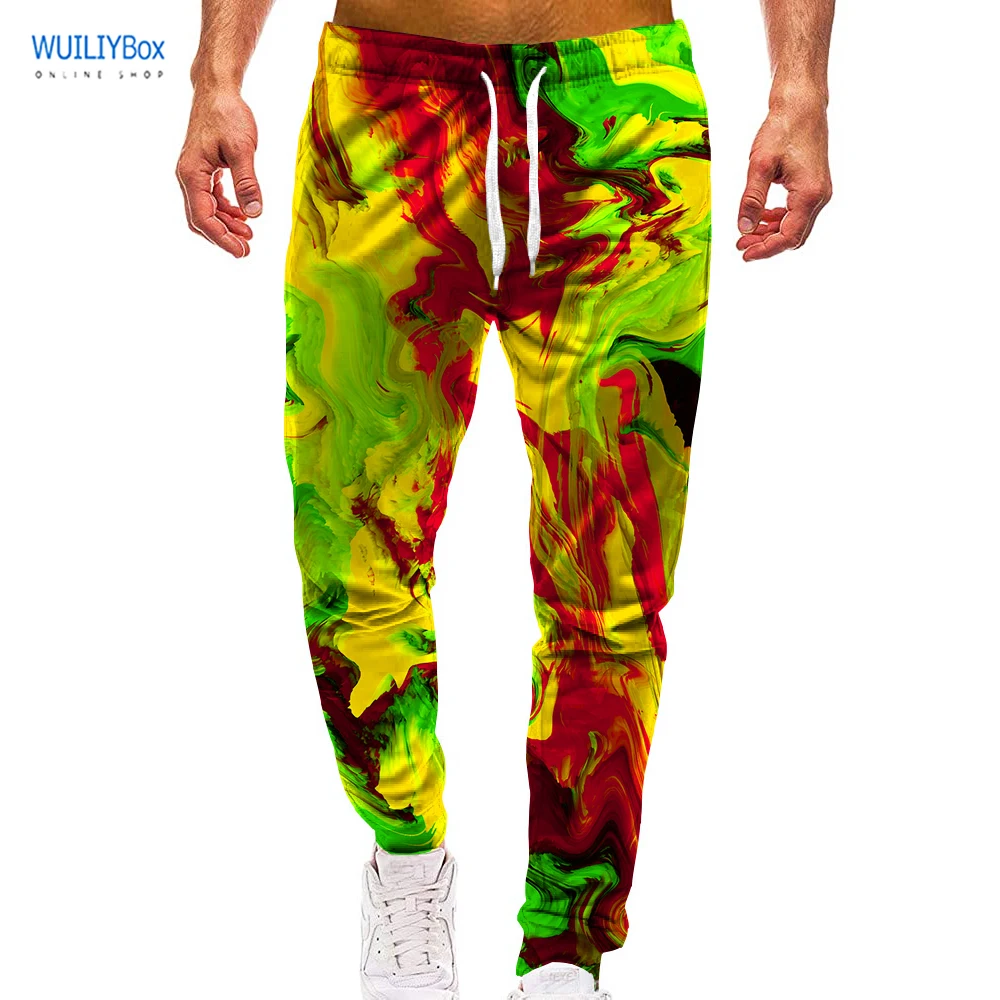 Спортивные брюки-джоггеры унисекс с 3D рисунком модные повседневные брюки