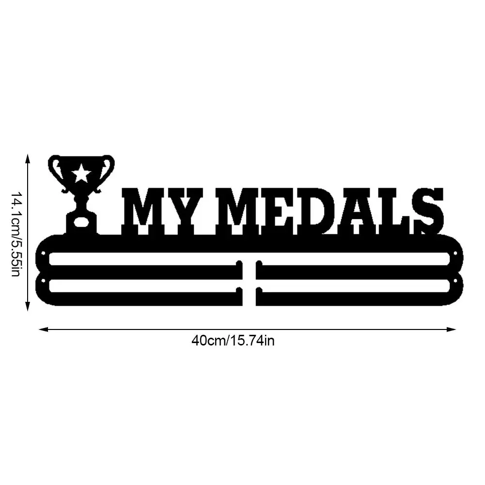 Стойка для хранения спортивных медалей настенное крепление металлическая