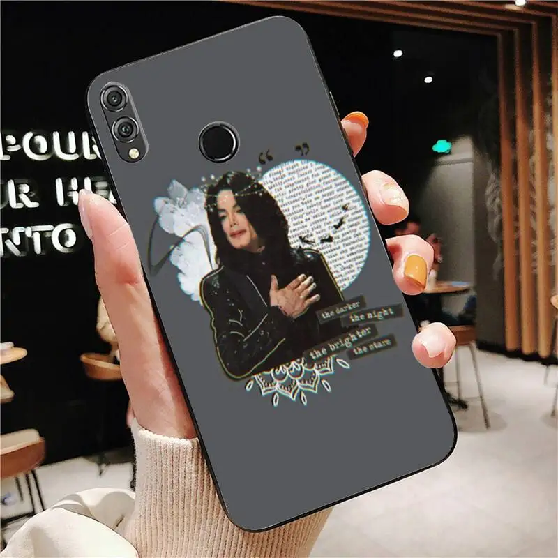 

YNDFCNB Michael Jackson Phone Case For Huawei Honor 7A 7C ru 5.7 8 8x 9 10 20lite 10i 20i Honor Play 6.3