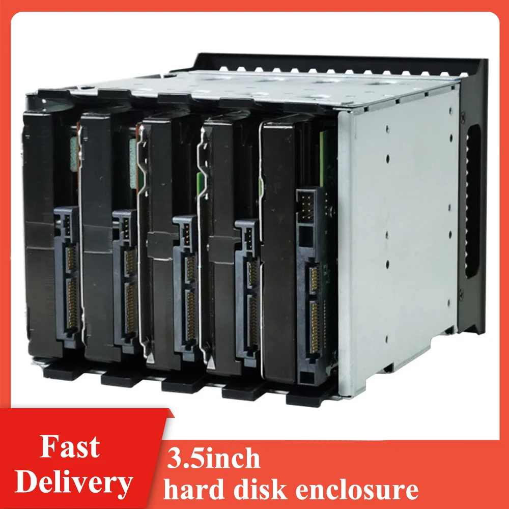 

5.25in для 5X 3.5in SATA SAS HDD жестких дисков адаптер подноса из нержавеющей стали для 3x5,25 "CD-ROM слот для внутренних и внешних ПК с сенсорным экраном ме...
