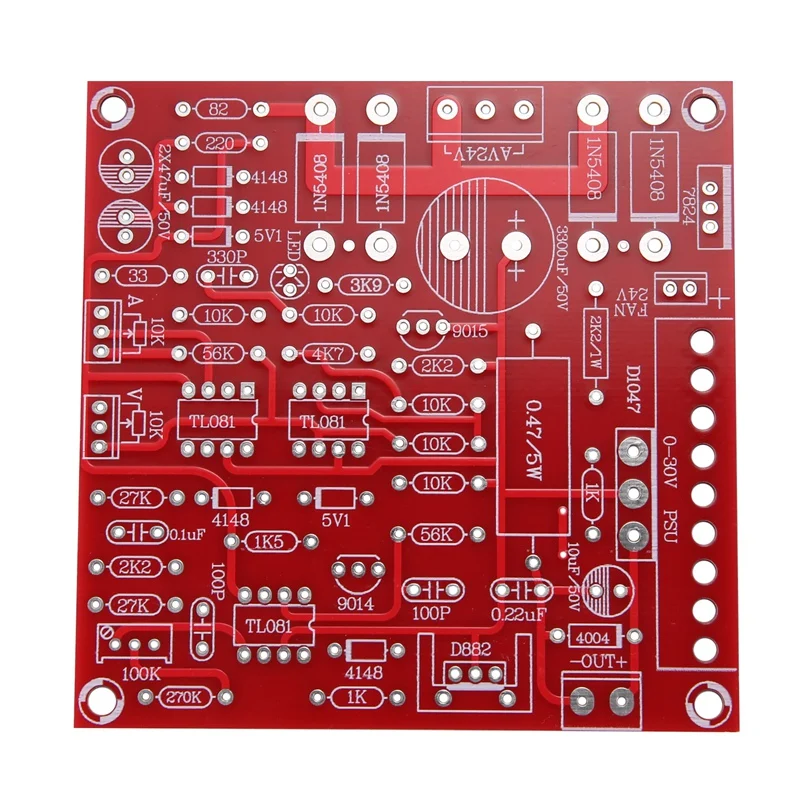 0-30V 2MA-3A Continuously Adjustable DC Regulated Power Supply DIY Kit for School Education Lab(RED) | Обустройство дома