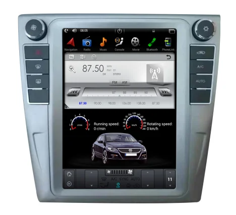 10,4 дюймов вертикальный Tesla стиль Android 7,1 автомобильный DVD gps плеер Радио Навигация для Volkswagen Magotan passat CC 2007- стерео