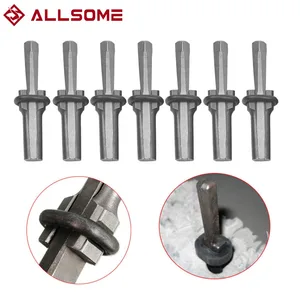 ALSLOME 7 шт. новый каменный разветвитель 916 дюйма металлическая заглушка клиновидные и перьевые прокладки для бетона разветвители для камней ручной инструмент HT2081