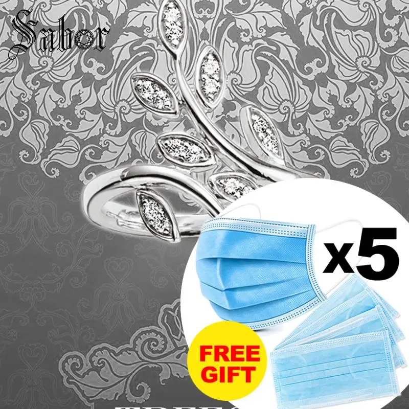 Феи шпагат листья кольцо обертывание серебряный цвет проложить ювелирные