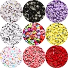 7 мм, весь ассортимент с сердцем и надписью акриловые бусины Свободные Spacer Бусины для изготовления ювелирных изделий Diy ожерелье с подвесками браслет аксессуары