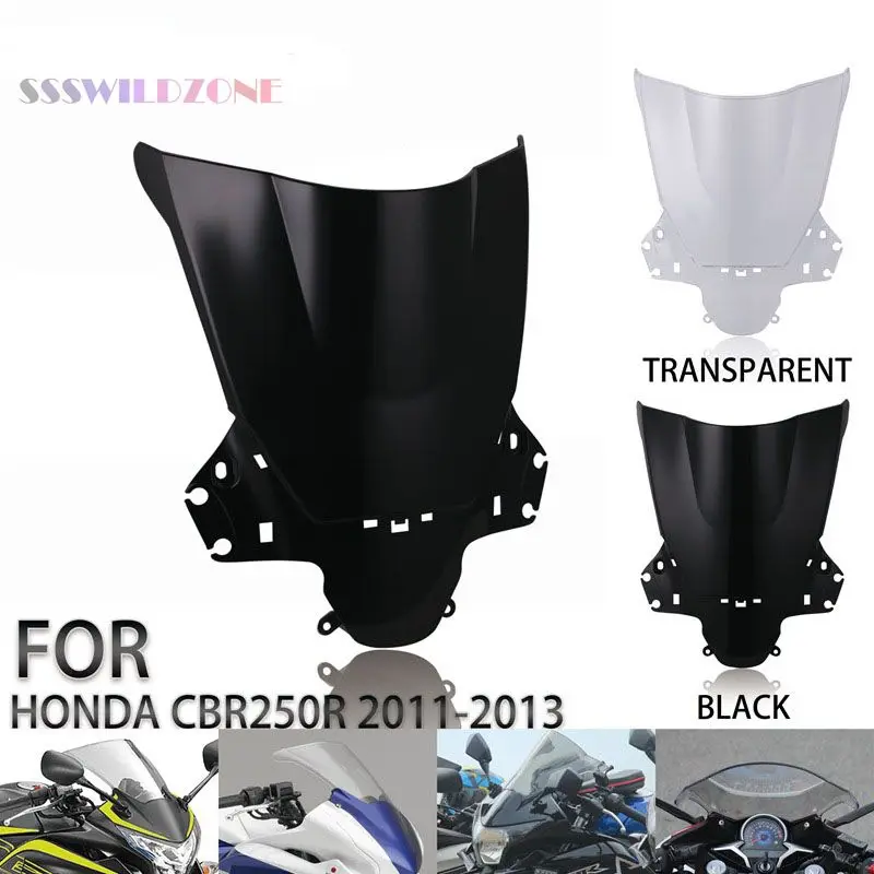 

Motorcycle accessories modified windshield spoiler for Hongda cbr250r mc41 2011-2013