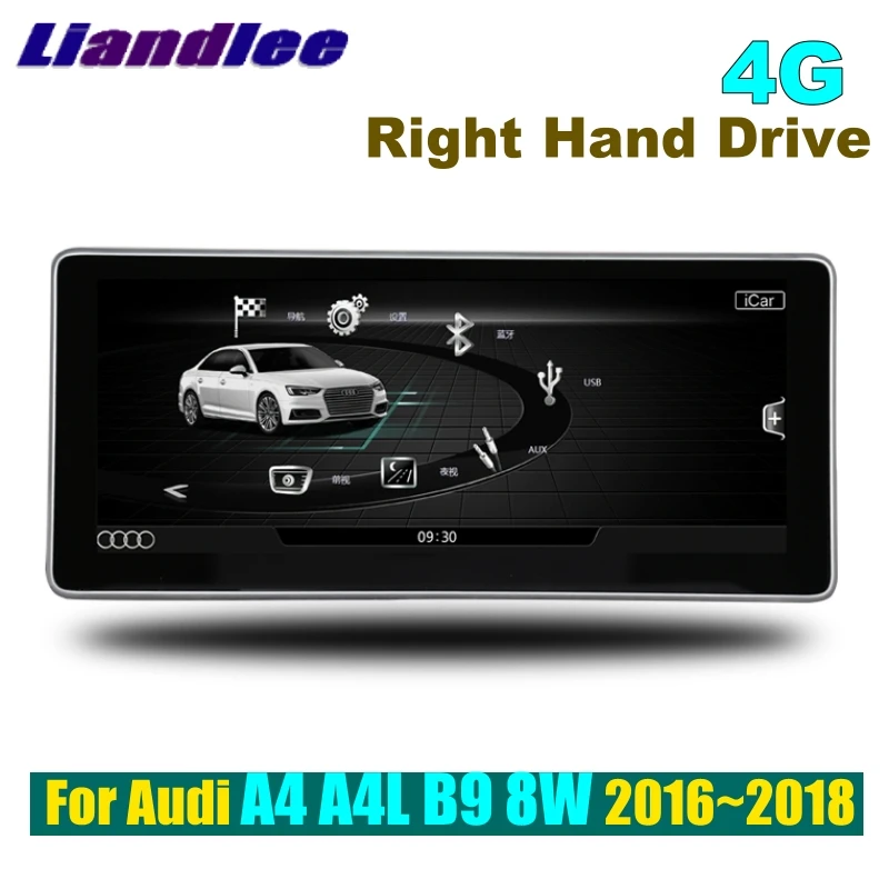 Liandlee автомобильный мультимедийный плеер NAVI для Audi A4 A4L B9 8W RHD 2016 ~ 2018 правый руль