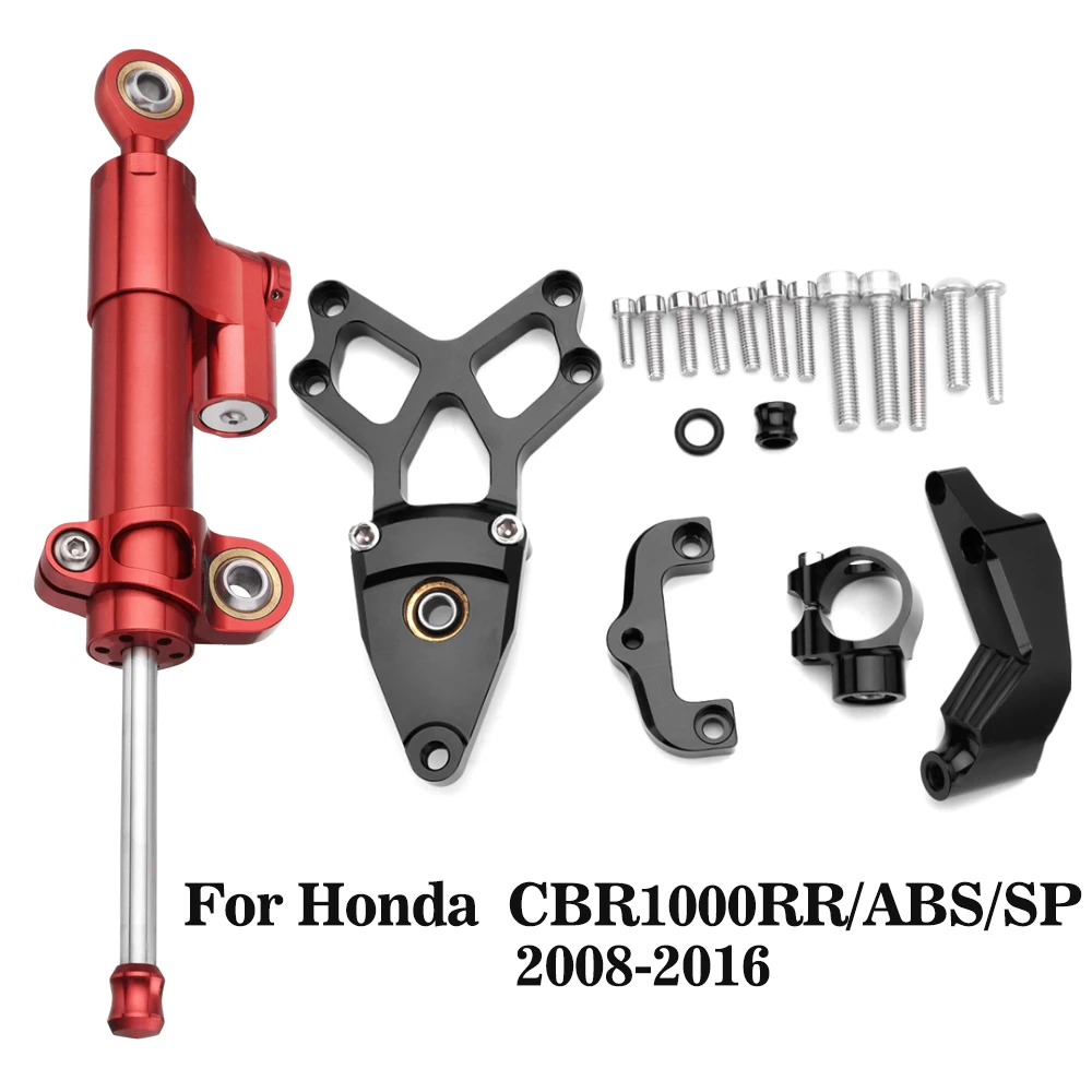 Комплект монтажных кронштейнов демпфера руля для Honda CBR1000RR ABS SP 2008 2009 2010 2011 2012 2014 2015