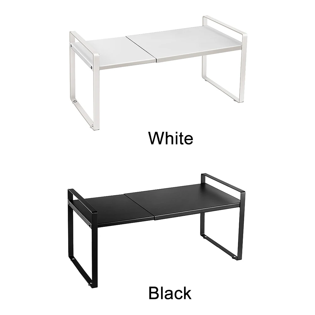 

Iron Countertop Expandable Kitchen Organizer Floor Type Large Capacity Bathroom Stackable Living Room Seasoning Rack Home