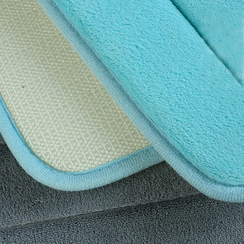 Ванная комната ковролин Memory Foam коврик для ванной нескользящие водопоглощение 50*80 см носочные подстилка, напольный коврик ковер дверной коврик для ванной