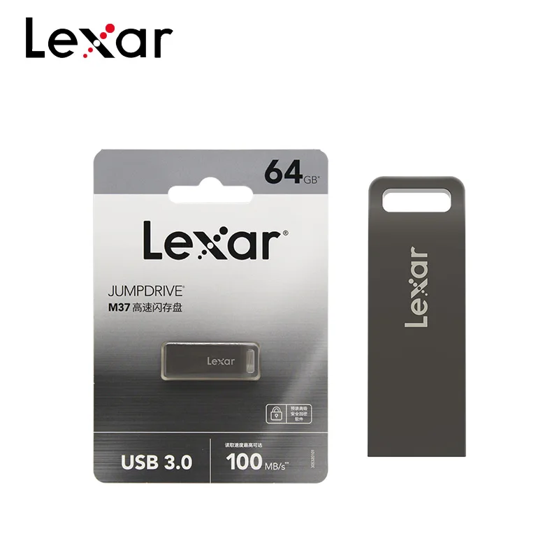 USB-флеш-накопитель Lexar JUMPDRIVE M37 USB 3 0 64 ГБ 32 высокоскоростной 100 МБ/с. U-диск |