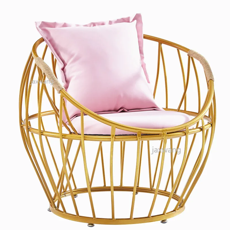 Настраиваемый роскошный Железный диван кресло для отдыха скандинавский