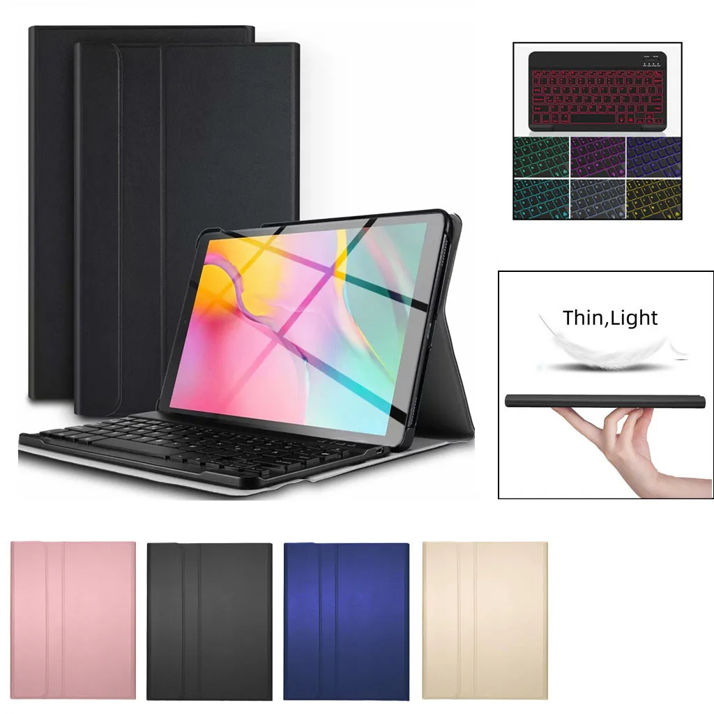

The bluetooth backlit keyboard case TUP soft rubber tablet case Suitable for Samsung Galaxy Tab s6 Lite 10.4" SM-P610/P615 2020
