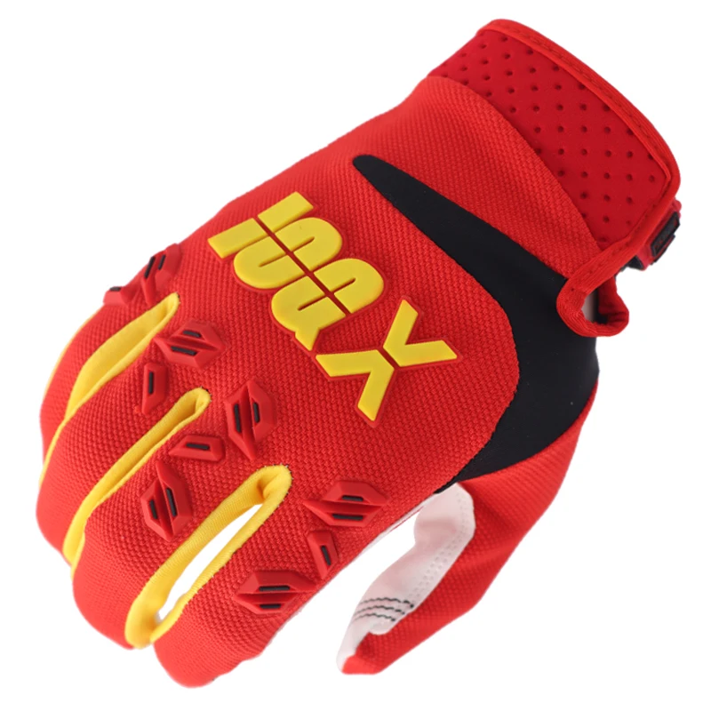 

Airmatic Gloves ATV UTV DH Bike Guantes Motocross Racing Mens Cycling Offroad Full Finger Adult Red Luvas