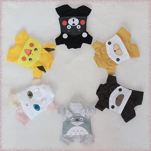 

Одежда для кукол ежедневный костюм, 2 шт., футболка + шорты для кукол Lati-Y/holala/imda, Симпатичные животные, 6 цветов, аксессуары для кукол 1/8