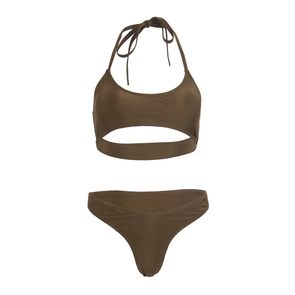 Купальник-стринги женский однотонный цвет в ассортименте S M L XL 1 шт | Женская