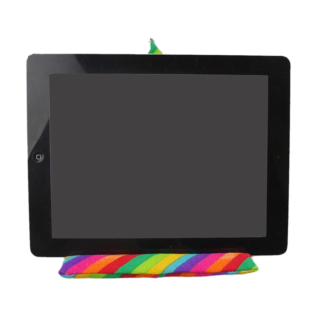 Кровать для мобильного телефона в радужную полоску держатель подушки планшета