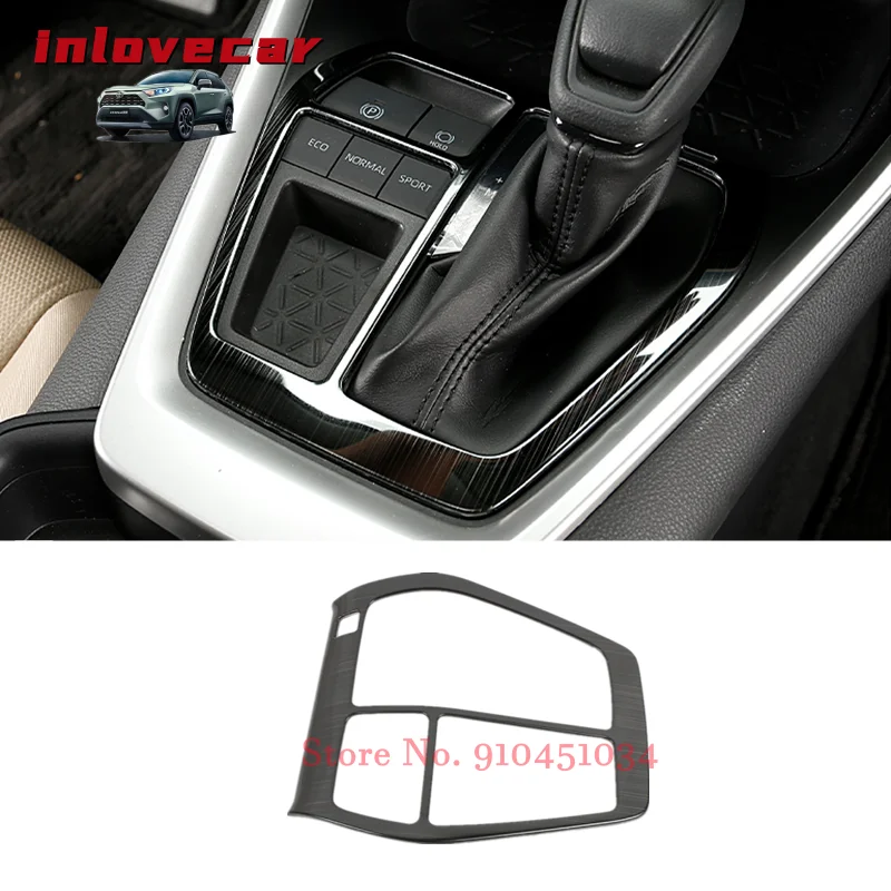 

For Toyota RAV4 2019 2020 RAV 4 Internal Interior Gear Shift Box Panel Cover Trim Decoration Car Styling Accessories 1pcs