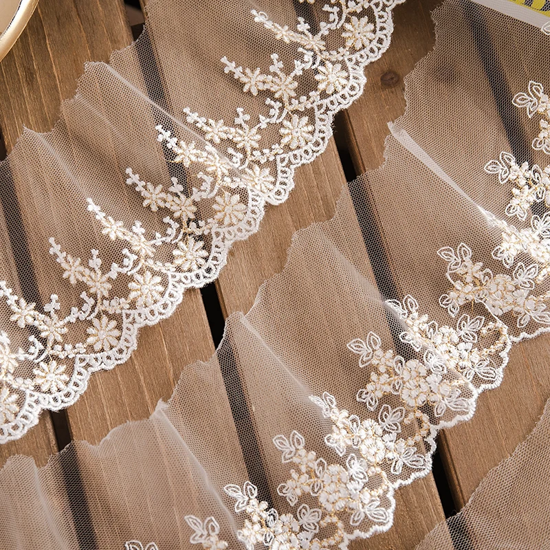 Кружевная лента для поделок 2 ярдов/партия аксессуары шитья ширина 9/11 см