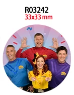 New Australia Wiggles Printed Planar Resin Flatback 30pcs/lot for DIY Decoration Crafts Accessories R03229 R0323 R0324 | Дом и сад