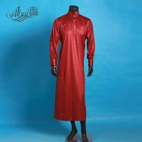 islamic arab muslim kaftan long sleeve pockets muslim robe dishdasha loose robes middle east solid men jubba
