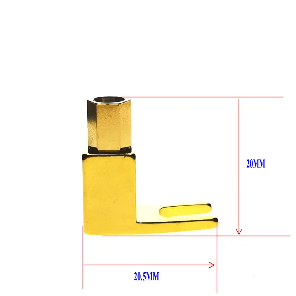 8 шт. новинка латунная вилка для динамика разъем 4 мм | Электронные компоненты и