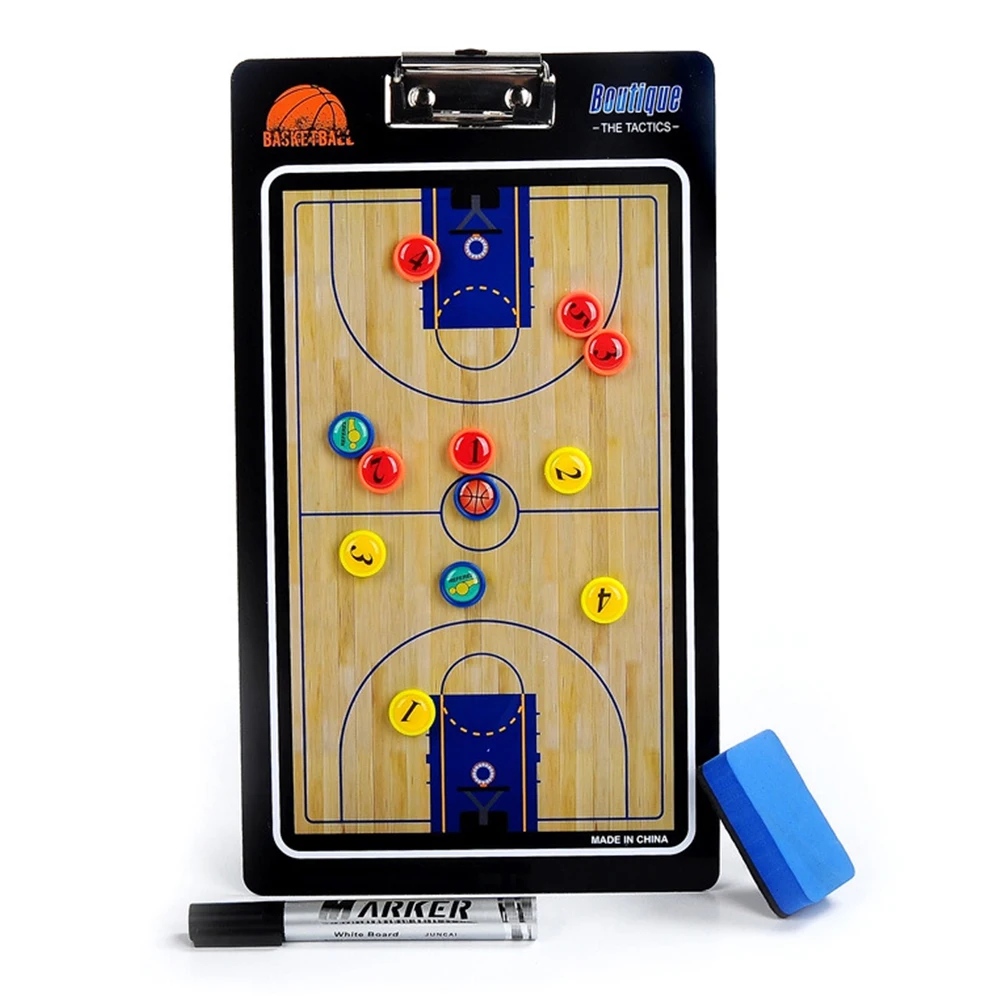 

Tactical Board Professional Magnetic Colorful Teaching Training Coaching PVC Lightweight Smooth Portable Basketball Supplies