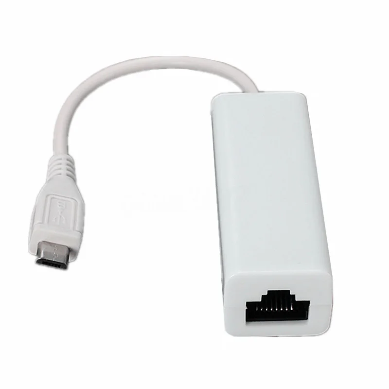 

Micro USB 2.0 5P to RJ45 Networks Lan Ethernet Cable Converter Adapter for Tablet PC C66