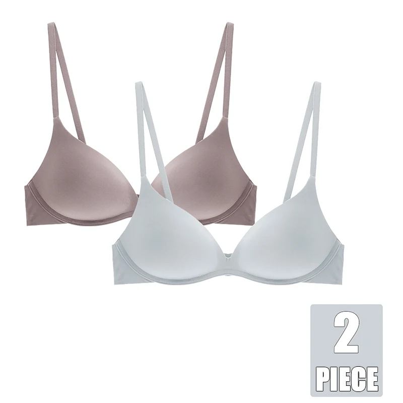 Бюстгальтер женский бесшовный с чашками пуш ап 2 шт.|Бюстгальтеры| |