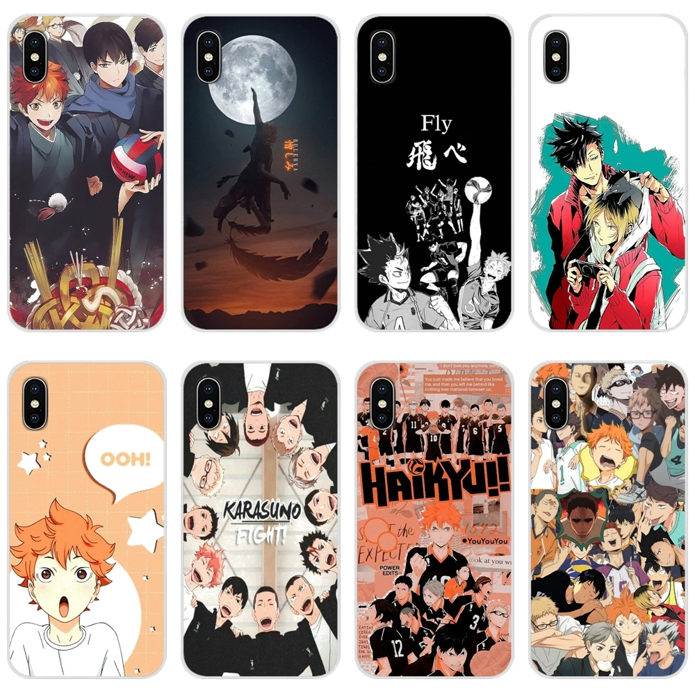 Аксессуары Чехлы для Samsung Galaxy Note 8 9 10 20 S7 Edge S8 S9 S10E S20 Lite Plus Ultra Haikyuu Hinata аниме