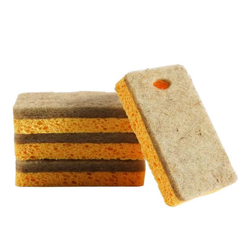 

Strong Decontamination Sisal Cleaning Brush Dishwashing Sponge Kitchen Cleaning Tools Towel Scouring Pad Kitchen Gadgets