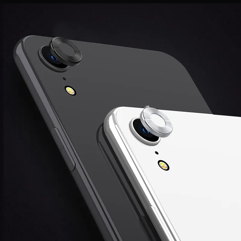 Защитное кольцо для объектива камеры iPhone XR алюминиевое покрытие корпуса
