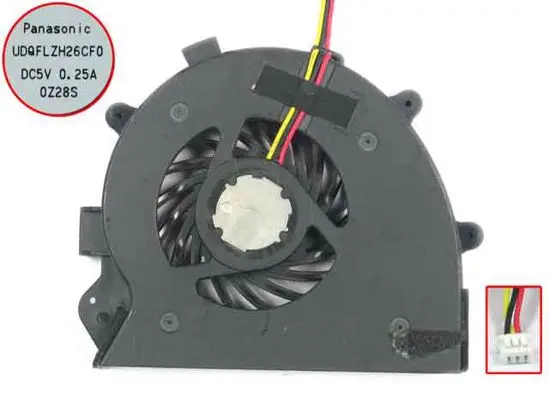 

UDQFLZH26CF0 DC 5V 0.25A 3-Wire Server Laptop Fan